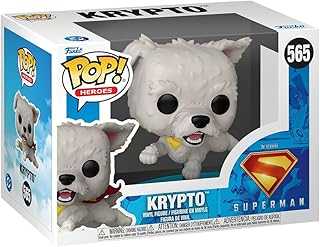 Pop! DC: Superman 2025 - Krypto - Collectable Vinyl Figure - Gift Idea - Official Merchandise - Toys for Kids & Adults - Movies Fans - Model Figure for Collectors and Display
