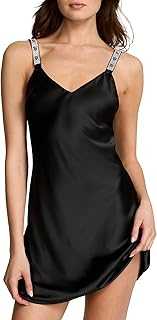 Women's Shine Strap Slip Dress, Slips for Women, (XS-XXL)