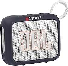 GO 4 Ultra Portable Bluetooth Speaker Bundle with gSport Silicone Sleeve (White)