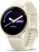 vívoactive® 6, Health and Fitness GPS Smartwatch, AMOLED Display, Up to 11 Days of Battery, Lunar Gold with Bone Band