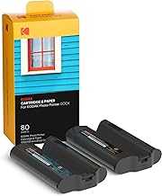 Dock Plus & Dock Photo Printer Cartridge PHC-80 – Cartridge Refill & Photo Paper- 80 Pack