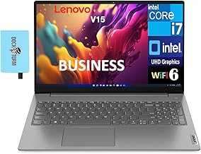 V15 Thin & Light Business Laptop 15.6" FHD Display (Intel i7-13620H 10-core, 16GB DDR4, 1TB PCIe SSD,WiFi 6, Bluetooth 5.2, HD Webcam, RJ-45, HDMI, Win11Home) w/DKZ USB Port Expander