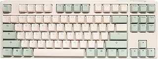 One 3 TKL Matcha 80% Mechanical Keyboard: Quack Mechanics Dampening, Hot-Swappable Cherry MX Blue Switches, High-Density PBT Tripleshot Keycaps, no RGB, US
