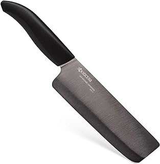 Revolution Series 6-Inch Nakiri Vegetable Cleaver, Black Blade