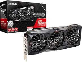 ASRock AMD Radeon RX 6750 XT Challenger Pro 12GB OC GDDR6 192-bit 0dB Silent Cooling Graphics Card 7680 x 4320 DisplayPort HDMI Overclocked 18 Gbps