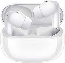 Xiaomi Redmi Buds 5 Pro (Global Version) Wireless Earbuds, Bluetooth 5.3 in-Ear Headphones, 52dB Active Noise Cancellation, Up to 38H Battery Life, Hi-Res Audio & LDAC, Coaxial Dual Drivers - (White)