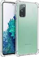 Osophter for Galaxy S20 FE 5G Case Clear Transparent Reinforced Corners TPU Shock-Absorption Flexible Cell Phone Cover for Samsung Galaxy S20 FE 5G(Clear)