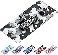 DRIP Edition XXL Black & White Gaming Mouse Pad - Professional Artisan Mouse Pad - Black & White Gaming Desk Mat - 36" x 16" Thick Extended XXL Gaming Mouse Pad (Stealth)