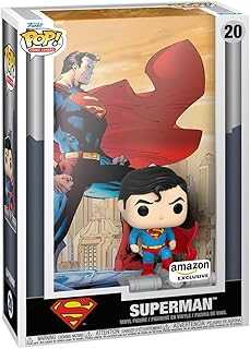 Pop Comic Cover: DC - Superman 85th Anniversary - DC Comics - Amazon Exclusive - Collectable Vinyl Figure - Gift Idea - Official Merchandise - Toys for Kids & Adults