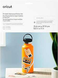 Printable Waterproof Sticker Set- White
