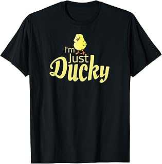 Im Just Ducky Cute Yellow Duck T-Shirt