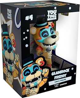 Youtooz FNAF Glamrock Freddy 4.7" Vinyl Figure, Collectible From Five Nights at Freddys Collection