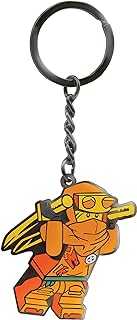 LEGO Ninjago Arin (53336) Enamel Keychain for Car Keys, Backpack, Purse, Beach Bag, made of zinc alloy & enamel, includes metal keyring. Keychain total length is 4.5 inches.