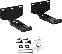 ECHOGEAR Soundbar Wall Mount Bracket - Works with All Soundbars Including Samsung, Vizio, LG, & More - Depth Adjustable for Dolby Atmos Soundbars