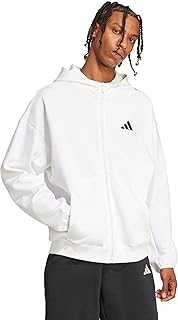 adidas Men's Future Icons Small Logo Full-Zip Hoodie