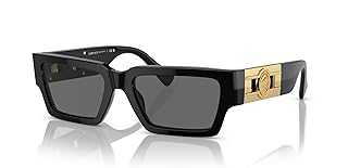 Unisex Sunglasses Havana Frame, Dark Grey Lenses, 54MM