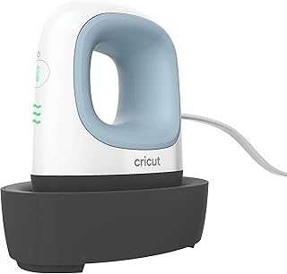 EasyPress Mini for Heat-Pressing Small Objects like Shoes, Stuffed Animals, Hats and More, Features 3 Heat Settings & Precision Tip, Ceramic-Coated Heat Plate, Compact & Lightweight, Zen Blue