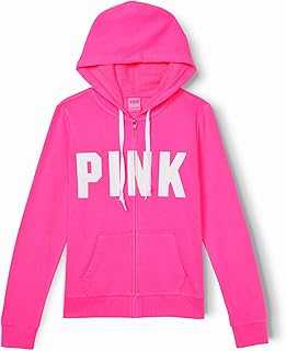 Women's PINK Logo Full Zip-up Sweatshirt (XS-XXL)