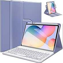 Backlit Keyboard Case for Samsung Galaxy Tab S6 Lite 10.4 Inch 2022/2020, Wineecy 7 Color Light Detachable Wireless Keyboard with 360 Rotatable Case for Galaxy Tab S6 Lite 10.4",SM-P610/P613/P615/P619