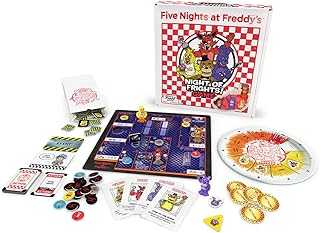 Funko Games Five Nights at Freddy's Night of Frights! Board Game | Includes 4 Sculpted Figures | 2-4 Players, Ages 8+