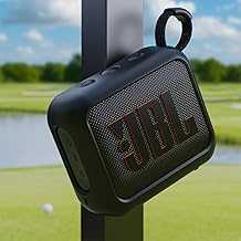 Magnetic Shockproof Case Compatible with JBL GO 4 Speaker, Golf Cart Accessories