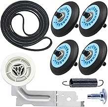 Upgraded Sam-Sung Dryer Repair Kit Compatible with Samsung Dryer Roller Replacement Kit, Replacement for Samsung Dryer Parts DC97-16782A Dryer Roller, DC93-00634A Idler Pulley, 6602-001655 Belt