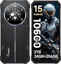 F109S Rugged Smartphone Unlocked, 24GB+256GB/2TB Android 15 Rugged Phone, 10600mAh Battery, Dual Display 6.745'' HD+1.32'' Cellphone,50MP+16MP+5MP Camera,Dual SIM 4G Phone,IP68 / IP69K, NFC