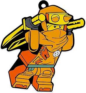 Lego Ninjago Decorative, Silicone Refrigerator Magnet - Arin (53346), 3 inch Tall Magnet for Student Locker or Kitchen Decor.