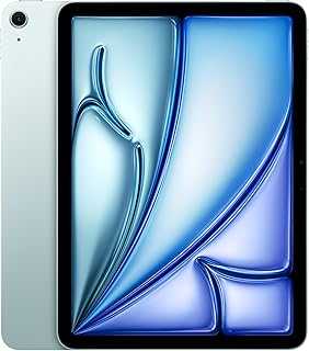 iPad Air 11-inch with M3 chip Built for Apple Intelligence, Liquid Retina Display, 128GB, 12MP Front/Back Camera, Wi-Fi 6E, Touch ID, All-Day Battery Life — Blue