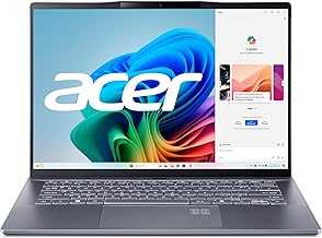 acer Swift 14 AI Copilot+ PC | 14.5" 2.5K 120Hz Display | Unlock AI Experiences | Snapdragon X Plus 10-Core Processor | 16GB LPDDR5X | 1TB SSD | Wi-Fi 7 | Windows 11 Home | SF14-11-X128 (Renewed)