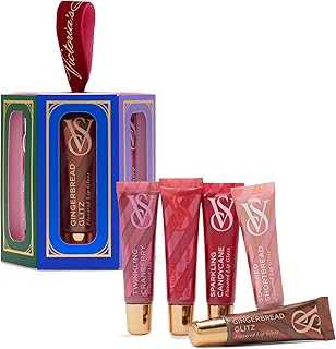 Lip Gloss Gift Set, Flavor Favorites, Flavored Lip Gloss Set for Women, Includes 5 assorted Lip Glosses