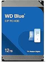 12TB WD Blue Internal Hard Drive HDD - 7200 RPM, SATA 6 Gb/s, 512 MB Cache, 3.5" - WD120EAGZ