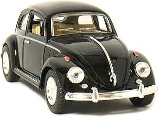 KiNSMART - 1967 Volkswagen Classic Beetle 5 Inch 1:32 Scale Die Cast Metal Model Toy Black