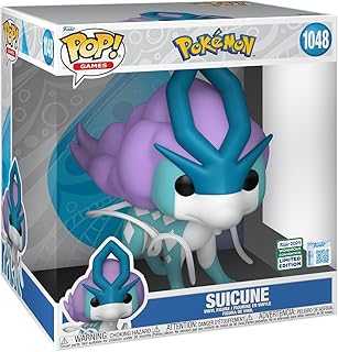 Pop Jumbo: Suicune - Amazon Exclusive - Pokemon - 2025 WonderCon Comic Con - Collectable Vinyl Figure - Gift Idea - Official Merchandise - Toys for Kids & Adults - Cartoon/Animation Fans