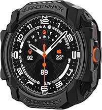 Rugged Armor Designed for Samsung Galaxy Watch Ultra Case 47mm Durable TPU Cover (2025/2024) - Matte Black