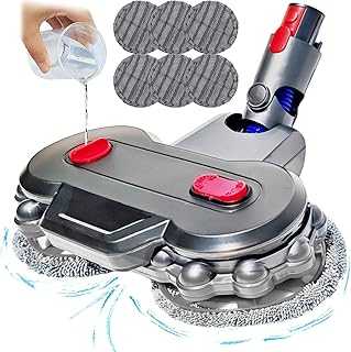 Wet Mop Head Attachment for Dyson v15 v7 v8 v10 v11, Hardwood Floor Mopping Cleaning for sv10 sv11 sv12 sv14 Vacuum Attachments with 6 Pads Tank and Cup【2025】v12/sv18/Ball/Slim NOT Compatible (28)