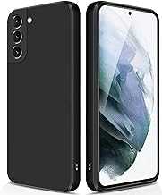 GiiYoon Silicone Case Compatible with Samsung Galaxy S21 5G, Full Body Silky Soft Touch Phone Case with Camera Protection, Shockproof Cover with Microfiber Lining, Black