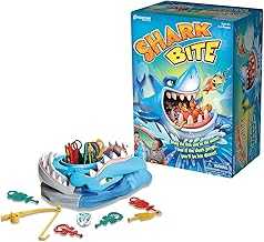 Shark Bite -- Roll the Die and Fish for Colorful Sea Creatures Before the Shark Bites Game! by Pressman Blue Sky, 5"