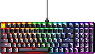GMMK 2 Gaming Mechanical Keyboard - Hotswap Cherry Mx Style Linear Switches- Full Size Wired Keyword- Double Shot Keycaps, RGB - PC Setup Accessories - 96%, Black