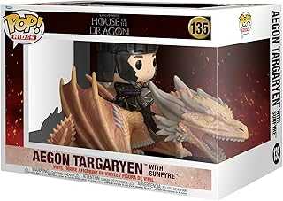 Pop Rides: House of The Dragon - Aegon Targaryen and Sunfyre - Collectable Vinyl Figure - Gift Idea - Official Merchandise - Toys for Kids & Adults - Comedy Fans
