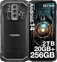 Blade 10 Ultra (2025) Rugged Smartphone, 20GB RAM+256GB ROM Rugged Phone Unlocked Android 14,6.56''90Hz Display,50MP Camera, IP68/IP69K Waterproof Phones, Face ID/NFC/GPS/OTG