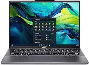 Swift Go 14 Laptop | 14" 1920 x 1200 Touch Display | Unlock AI Experiences | AMD Ryzen 7 8845HS Octa-Core Ryzen AI Capable Processor | 16GB LPDDR5X | 1TB PCIe Gen 4 SSD | SFG14-63T-R1F4