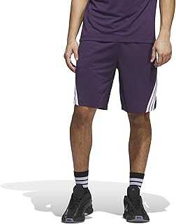 adidas Mens Basketball Legends 3-Stripes Shorts