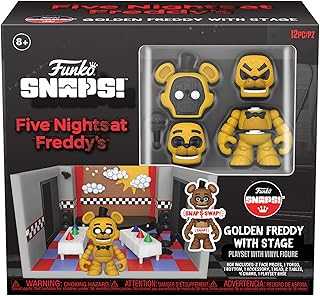 Funko Snaps!: Five Nights at Freddy's - Golden Freddy, Playset