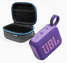 GO 4 Portable Bluetooth Speaker & divvi GO Protective Hardshell Case - Purple