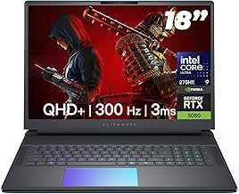 18-inch Area-51 Gaming Laptop - GeForce RTX 5080 16GB GDDR7 • 18" QHD+ 300Hz • intel Ultra 9 275HX • AlienFX RGB lighting • Wi-Fi 7 • Ai NPU • Quad Fan Cooling, Win 11PRO(64GB DDR5, 4TB SSD)