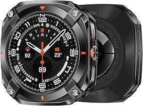 Metal Case for Samsung Galaxy Watch Ultra (2025/2024), Rugged Stainless Steel Protective Bezel with Back Cover, Bumper Cover for Samsung Galaxy Ultra Watch 47mm (Multiple Colors)