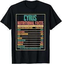 Cyrus Nutritiona Facts T-Shirt