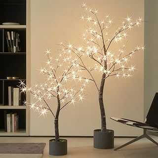 Hairui Lighted Snow Dusted Tree