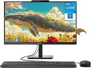 24 23.8" Fhd All-in-One Desktop Computer for Home Office, Intel 4-Core Processor (Beats i3-1110g4), 32gb Ddr4 Ram, 1tb Pcie Ssd, WiFi 6, Bluetooth, Business Aio, Windows 11 Pro